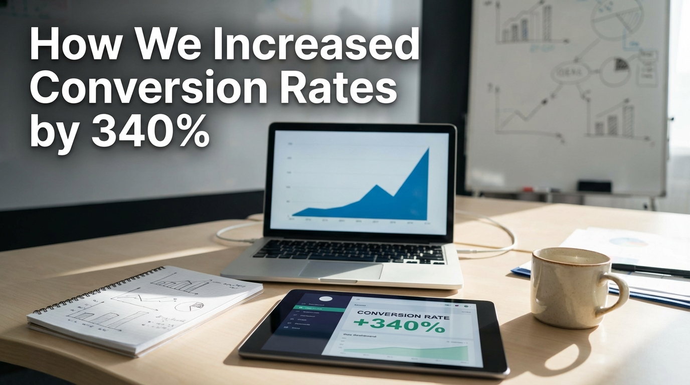 How We Increased Conversion Rates by 340%